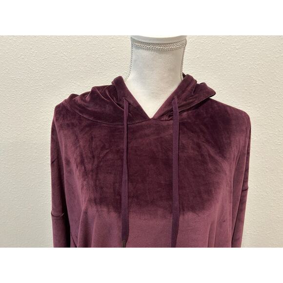 32 Degrees Women's Velour Pullover Hoodie Potent Purple Choose Your Size New B63 - Picture 5 of 7